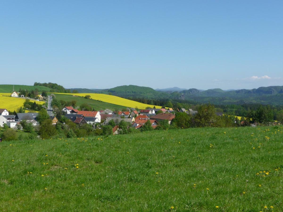 Pension Am Weinberg Saechsische Schweiz Mittelndorf Dış mekan fotoğraf