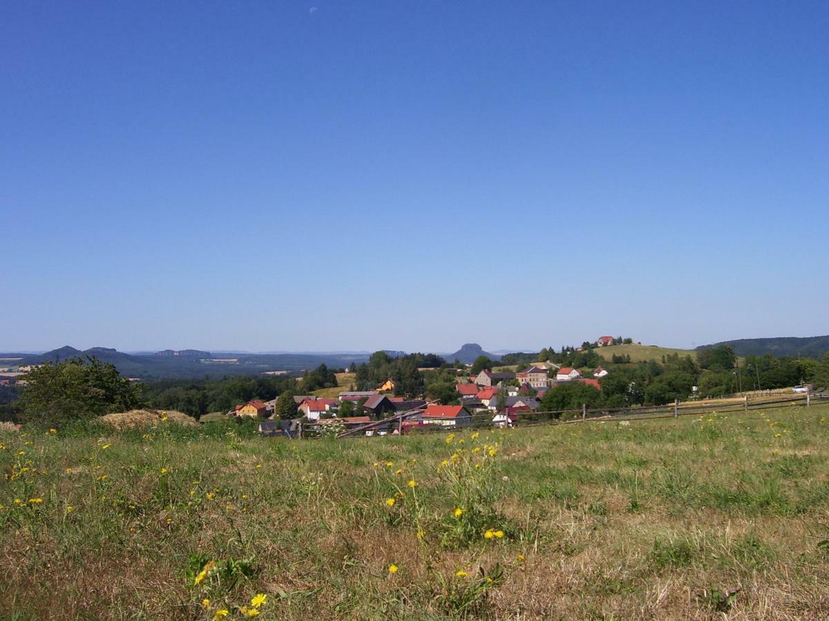 Pension Am Weinberg Saechsische Schweiz Mittelndorf Dış mekan fotoğraf
